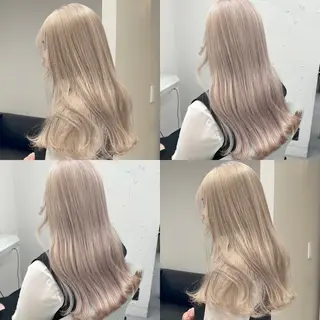 ロング カラー youres hair 髪質改善トリートメント&ヘッドスパ  新宿三丁目店【ユアーズヘア】所属・🦋透明感カラー 👑NODOKA🦋のヘアスタイル