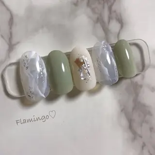 ネイル 40代からの爪を守る ×ケア重視サロン♡のネイルデザイン