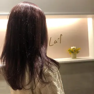 ロング カラー NANA🩵ベージュ 無料カットモデル🐰のヘアスタイル