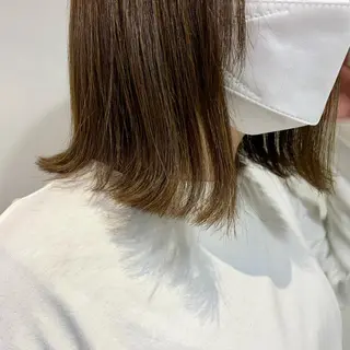 ミディアム カラー 物井 南帆 （ものいみほ）のヘアスタイル