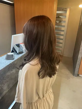 ロング カラー Hair ruup Rell所属・デザインカラー/スパ 竹西 成美のヘアスタイル