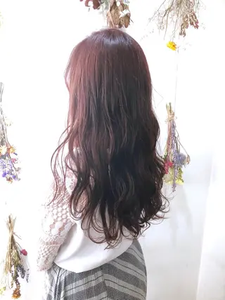 ロング 東梅田エリアカラー ヘアセットNo. 1のヘアスタイル