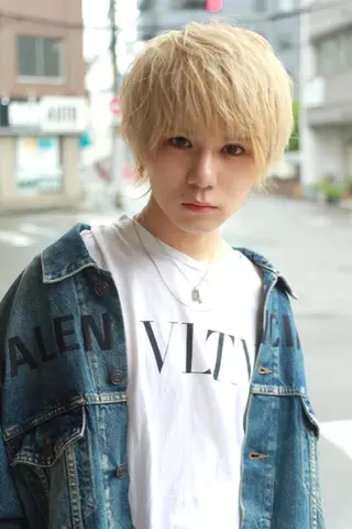 ショート カラー メンズ 曲がる縮毛矯正 髪質改善/西尾 幸樹のヘアスタイル