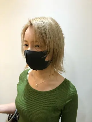 ショート メンズケアブリーチ 特化🔥村田のヘアスタイル