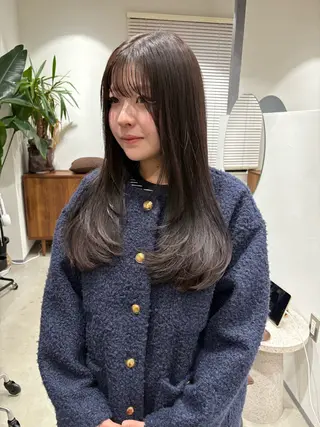 ロング カラー ボブ/レイヤー /河内温太のヘアスタイル