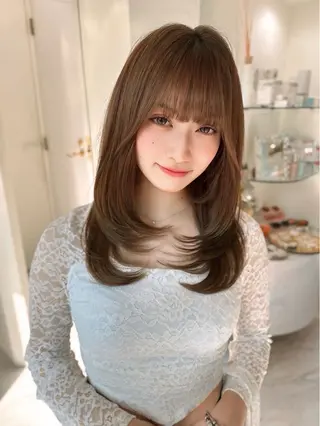 ロング 🌺KYOKA/マツ エク/レイヤーカットのヘアスタイル