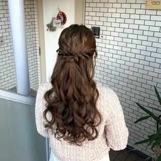 ロング ヘアアレンジ 褒められヘアメイク /ボブ女子🐶みおのヘアスタイル