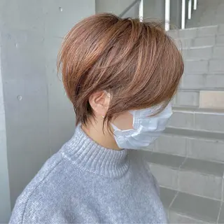 ショート カラー AUBE HAIR sereine　オーブヘアー　セレーヌ所属・💐くびれヘア/艶髪 山根　禎章のヘアスタイル