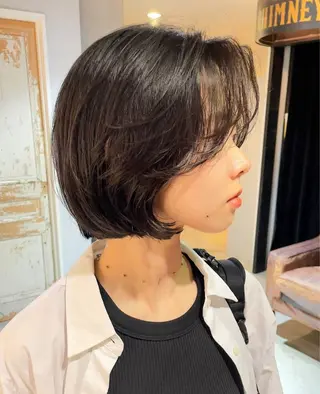 ミディアム 久我 彩音のヘアスタイル