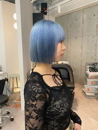ミディアム sity 紅愛のヘアスタイル