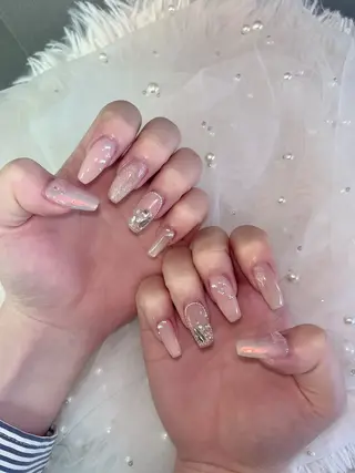 ネイル 【大垣ネイルモデル】 はんな🧡🐻‍❄️のネイルデザイン