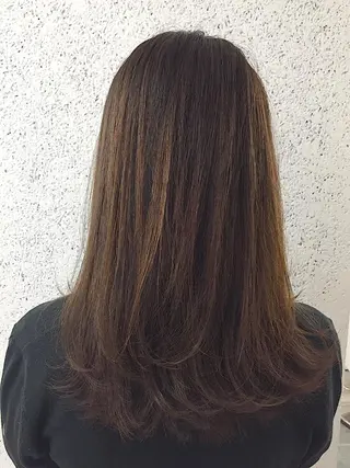 セミロング カラー ヘアアレンジ ✨ハイクオリティ✨ 山本香也のヘアスタイル