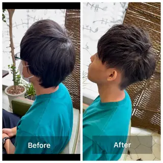 ショート メンズ share salon　SCENA所属・堤太志 メンズパーマ特化のヘアスタイル