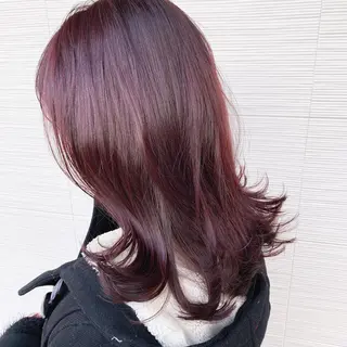 セミロング カラー モリシュンスケ /レイヤー/髪質改善のヘアスタイル