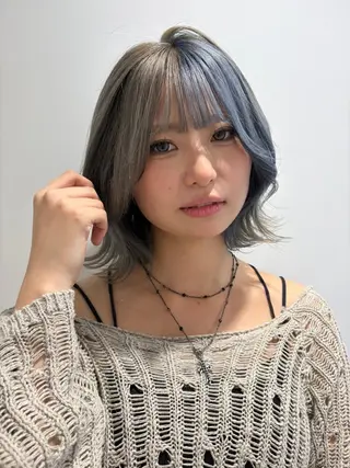 ミディアム カラー 透明感/韓国風 🇰🇷RYUKIのヘアスタイル