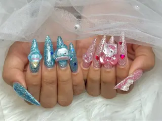 ネイル NAILSALON LUNON 獨協大学前駅店所属・LUNON 獨協大学前駅店のネイルデザイン