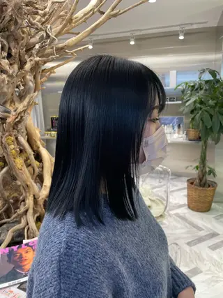 ミディアム カラー 🧁はるひ/ ZEST八王子🟡のヘアスタイル