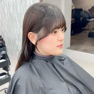 ロング 縮毛矯正/韓国ヘア /レイヤー🎀ミズキのヘアスタイル