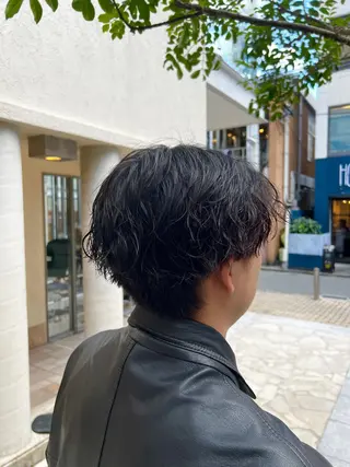 ショート パーマ メンズ iruk（イルク）所属・木村翔/大名ショート ボブ/ショートボブのヘアスタイル