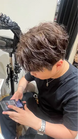 メンズ momo fizelleのヘアスタイル
