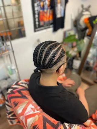 ミディアム ヘアアレンジ メンズ scamp所属・scamp⭐️ さくらのヘアスタイル