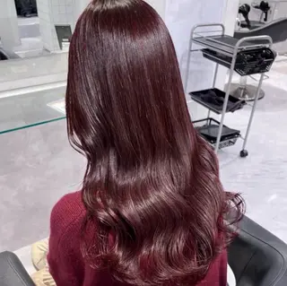 ロング カラー 🫧うる艶トレンド 🫧透明感カラーのヘアスタイル