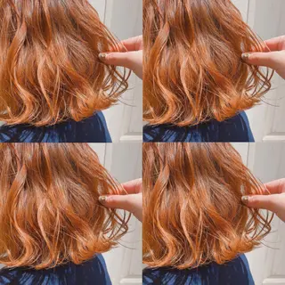 ミディアム カラー ヘアアレンジ 🦋韓国ヘア 坂本 菜摘🦋のヘアスタイル