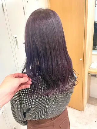 ミディアム カラー 田中大星 /ボブ 縮毛矯正のヘアスタイル