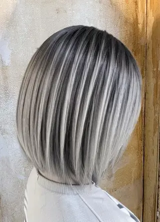 カラー 縮毛矯正専門店店長 佐々木動画モデル募集のヘアスタイル