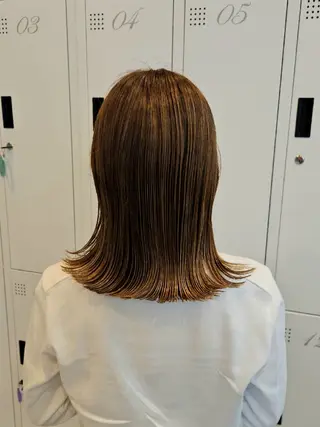 ミディアム カラー ミク🇰🇷 /Agu hairのヘアスタイル