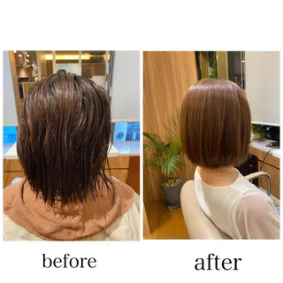 ミディアム パーマ 門崎未依/レイヤー/ メンズカット🪿🌼のヘアスタイル