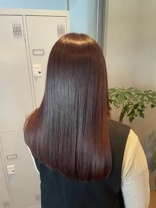 ロング 青山 結のヘアスタイル