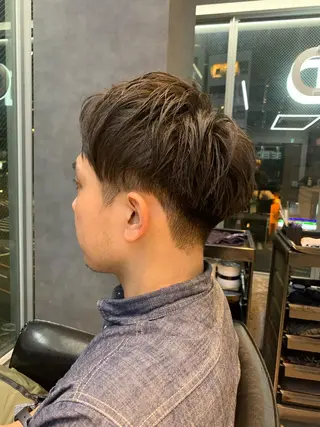 ショート メンズ 毛流れが作れる 縮毛矯正/渡部純生のヘアスタイル