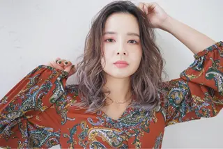 ミディアム 西川 仁のヘアスタイル