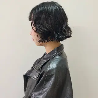 ショート パーマ nonoka/ レイヤー透明感カラーのヘアスタイル