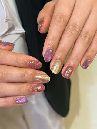 ネイル Mana  🫧 パラジェル⌇自由が丘のネイルデザイン