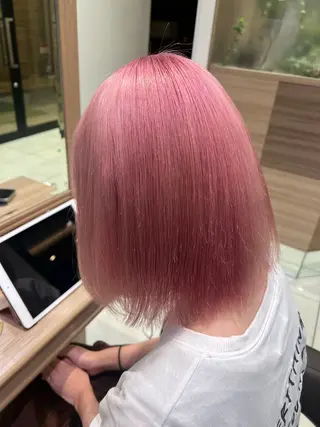 ミディアム カラー ハイトーン/デザイン 💎ryuyaのヘアスタイル