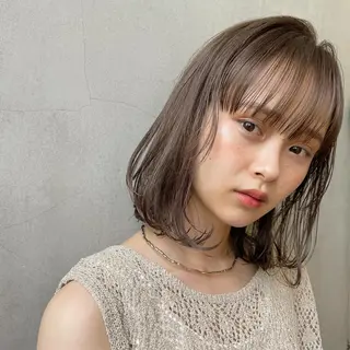 ミディアム カラー 🫧透明感ヘア🫧 🧸竹花　彩希🧸のヘアスタイル