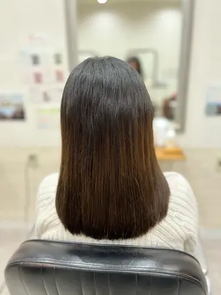 ミディアム 艶髪🥣透明感カラー 🫧前田奈津実のヘアスタイル