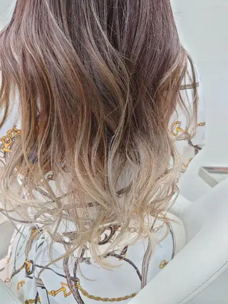 ロング nagane sayakaのヘアスタイル