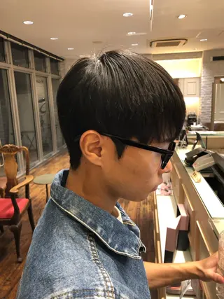 パーマ メンズ 韓国メンズヘア シンユウのヘアスタイル