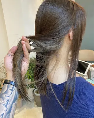 セミロング カラー パーマ OVER→三軒茶屋 /縮毛矯正・髪質改善のヘアスタイル