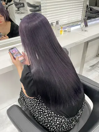 ロング カラー 大人っぽ韓国🤍ブリ ーチ/mitsukiのヘアスタイル