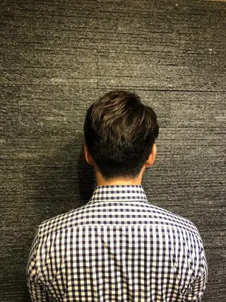 ミディアム メンズ ヒロ銀座所属・牧 颯斗のヘアスタイル