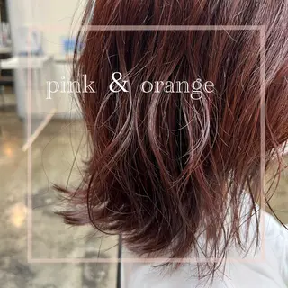 ミディアム カラー ヘアアレンジ 🌸MaNO aya🌸のヘアスタイル