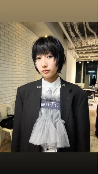 ショート ALBUM渋谷PARCO所属・ショートカット特化 渋谷美容師rinのヘアスタイル