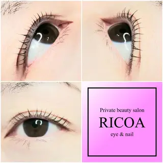 マツエク・マツパ RICOA 酒井のマツエク・マツパデザイン