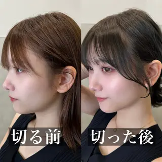ロング カラー SALOWIN原宿AROA店所属・顔まわり神カット✂︎ 齋藤雄大【原宿】のヘアスタイル