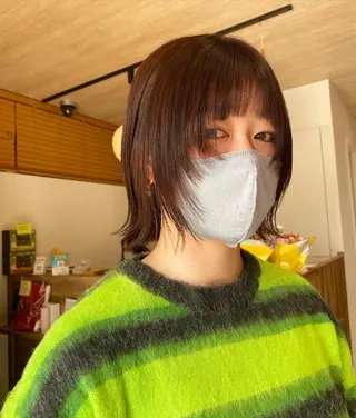 ショート カラー パーマ指名No1 /namiのヘアスタイル