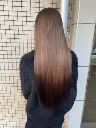 ロング カラー 🧸プルエクステ❤︎ ネイルKAO🧸のヘアスタイル